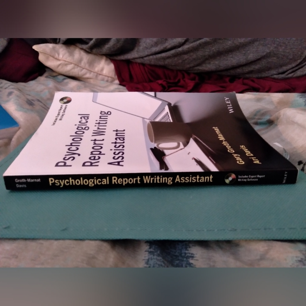 Psychological Report Writing Assistant Paperback Book with Software - Picture 3 of 5